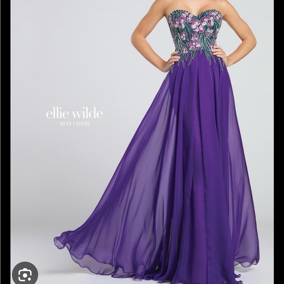 Ellie Wilde dress by Mon Cheri - Size 2 - worn once - Picture 1 of 12